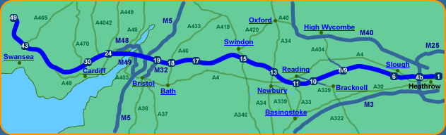 The M4 Corridor CLICK TO ENLARGE