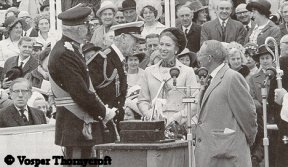 Princess Anne and Lord Louis Mountbatten