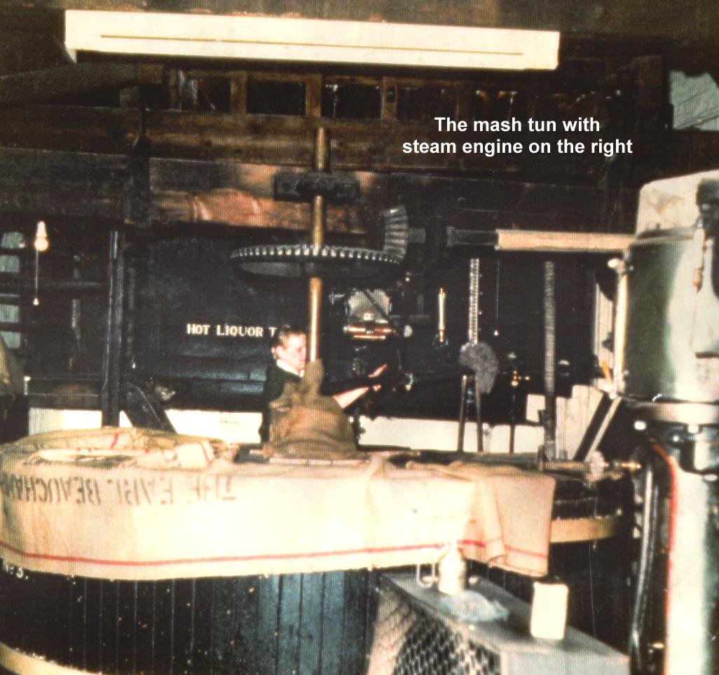 Mash tun and Steam engine