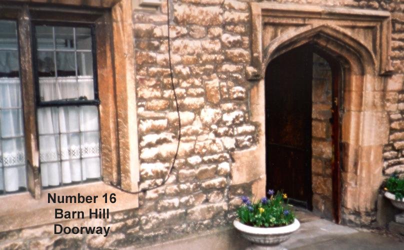 Doorway of No.16 Barn Hill