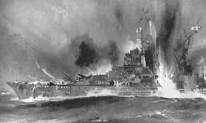The sinking of the Bismark